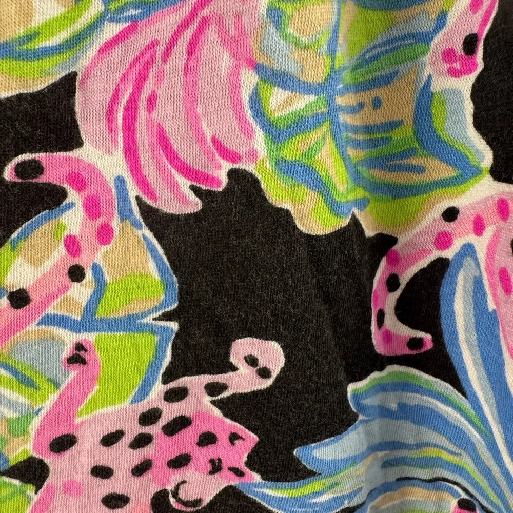 Lilly Pulitzer Girls Jenna Dress in Onyx Jaguar Jungle - Picture 5 of 6